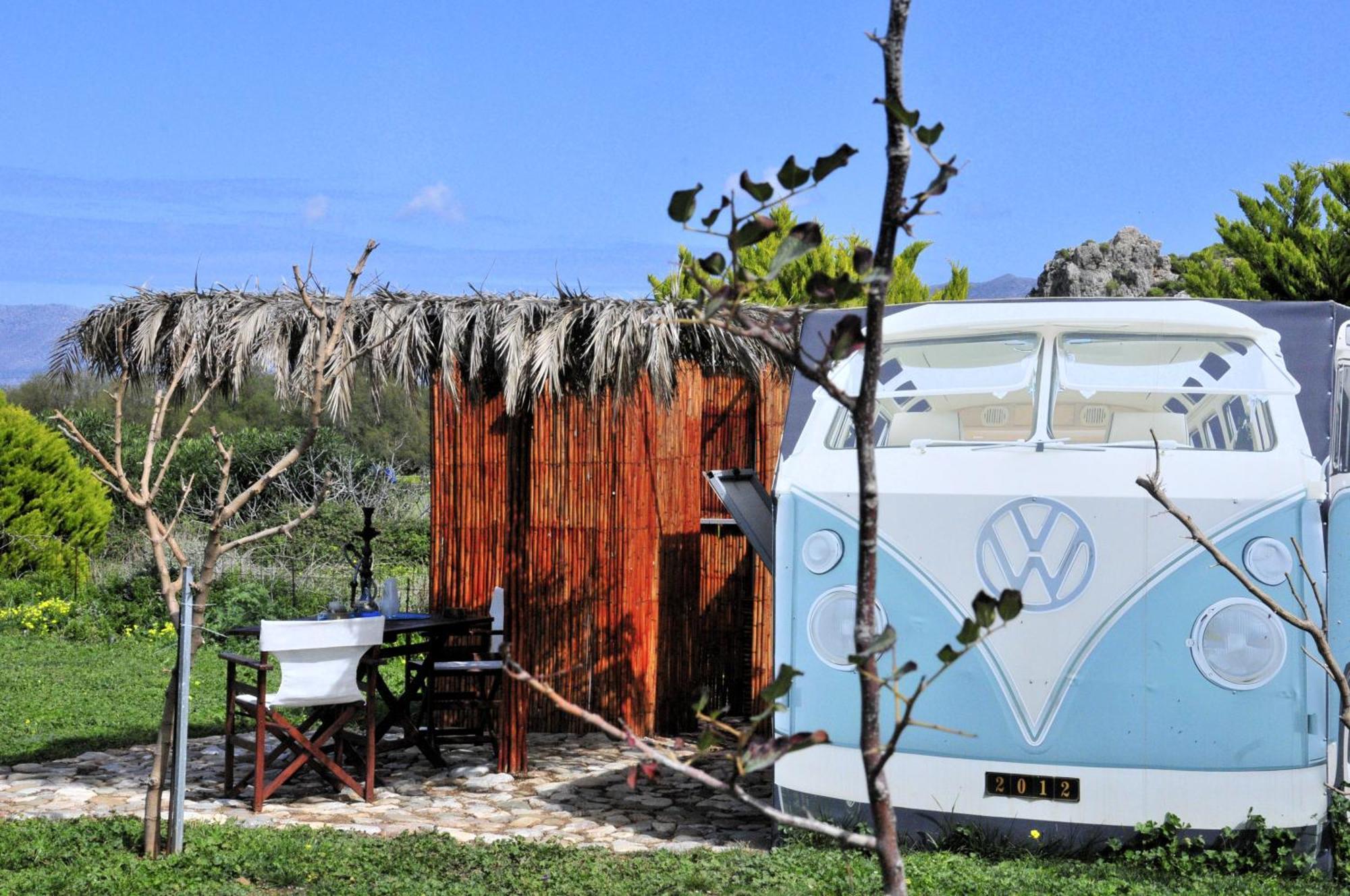 Cornelia Hippie Magic Bus Villa Kíssamos Eksteriør billede
