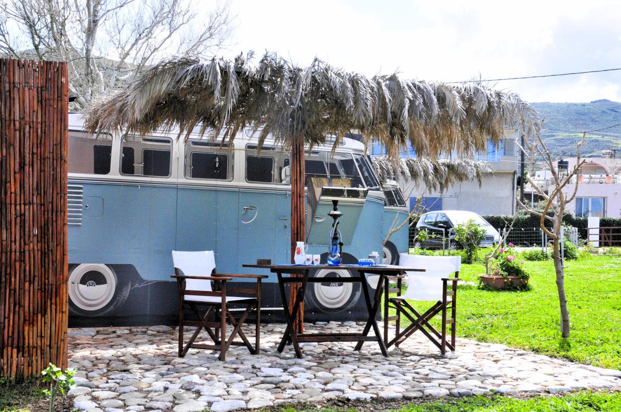 Cornelia Hippie Magic Bus Villa Kíssamos Eksteriør billede