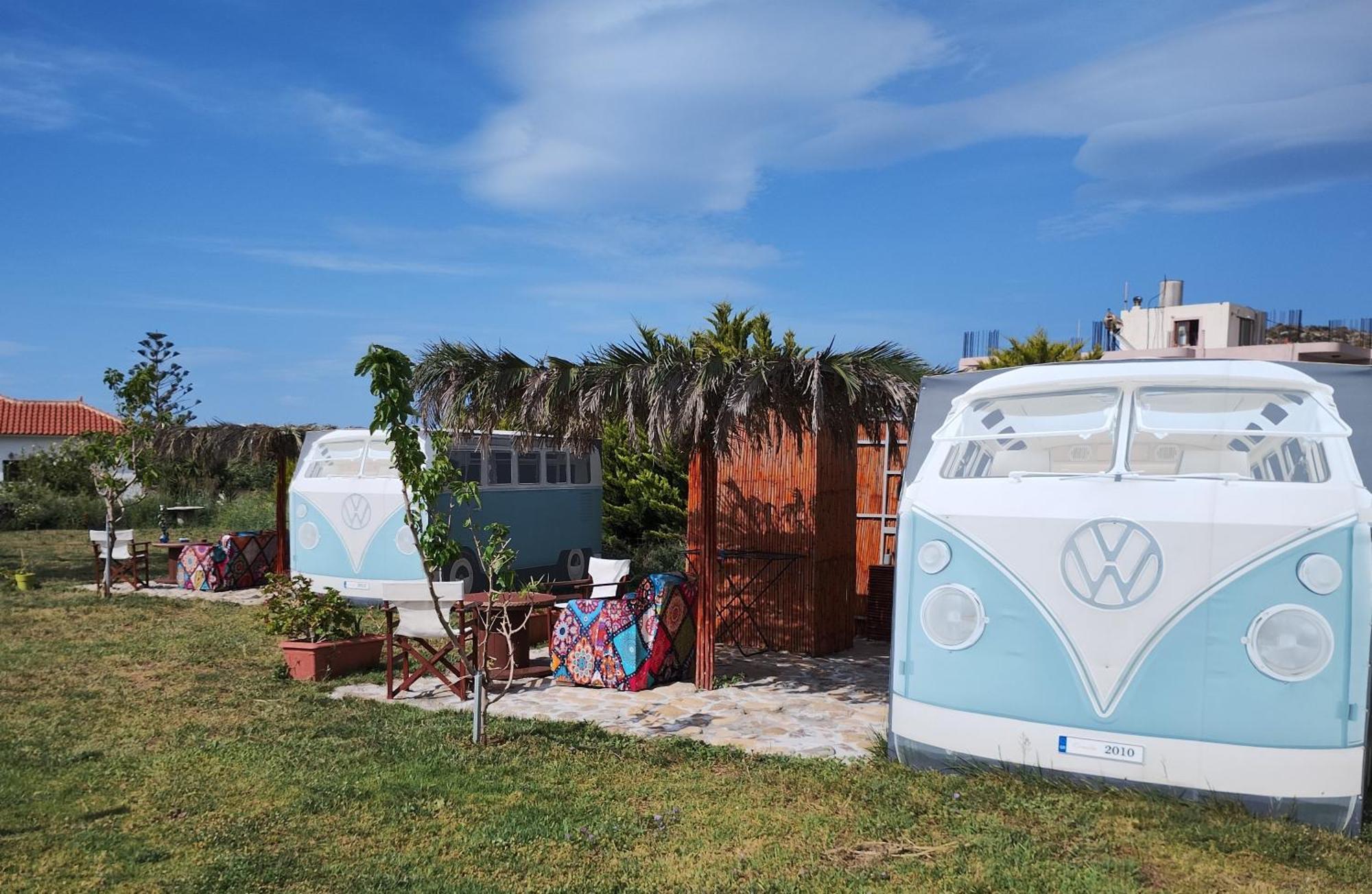 Cornelia Hippie Magic Bus Villa Kíssamos Eksteriør billede